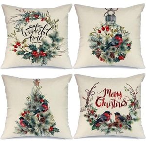 Christmas Pillow Covers, 16x16"